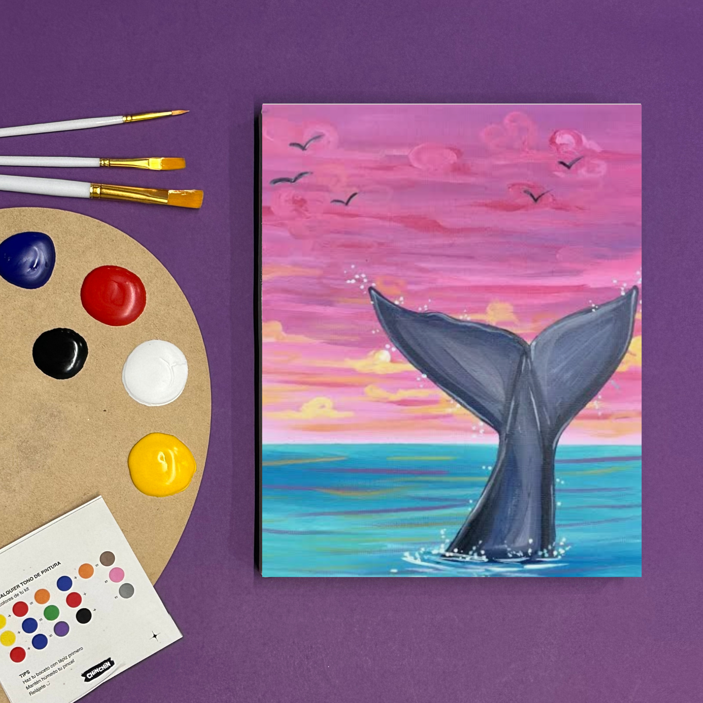 Pinta tu Mar con Ballena