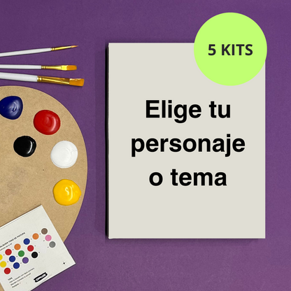 5 Kits Delineados para Pintar tu Cuadro