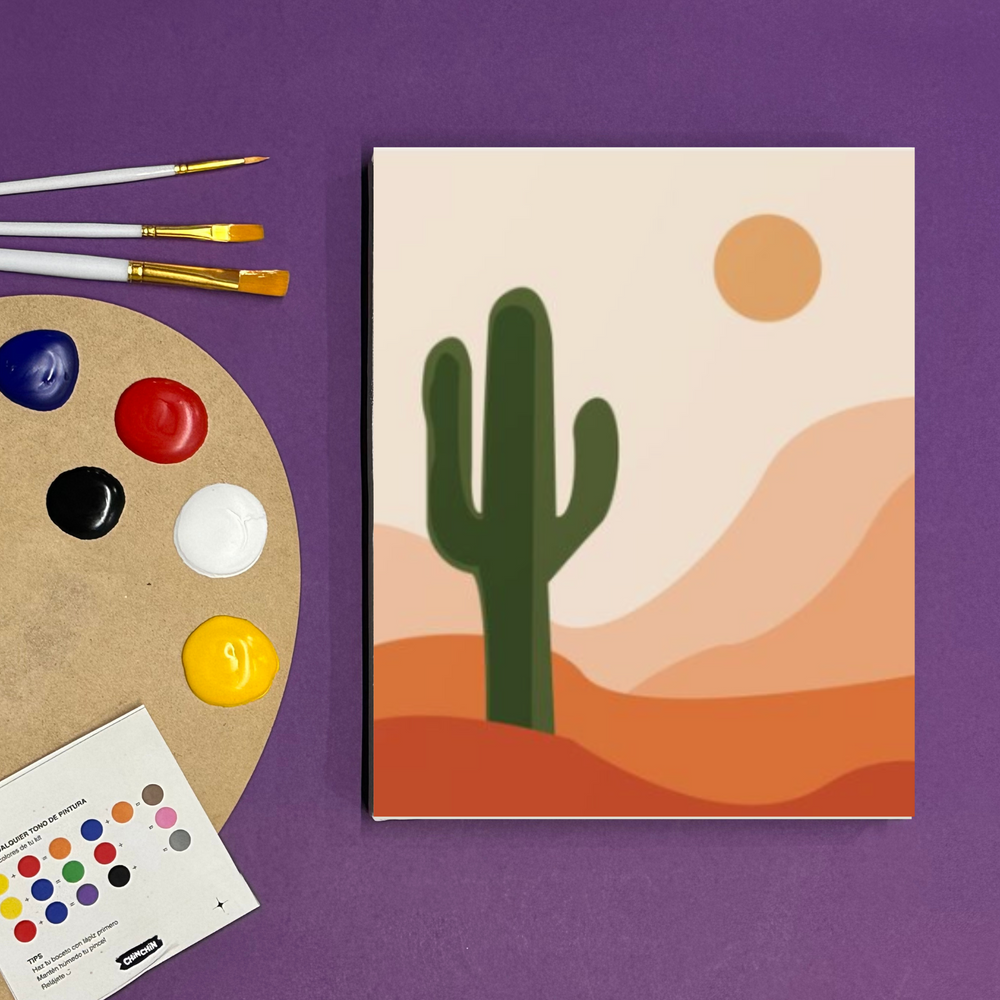 Pinta tu Paisaje de Desierto