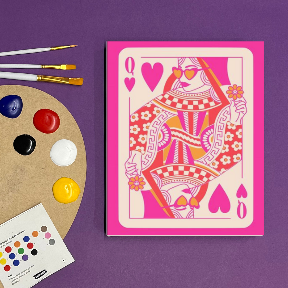 Pinta tu Reina de Corazones